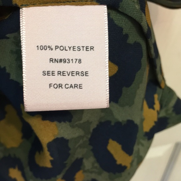 NWT Philosophy Republic animal print blouse Size S - Picture 4 of 9